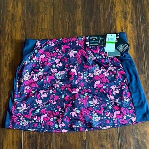 New with tags Callaway Floral Skort Ladies Large